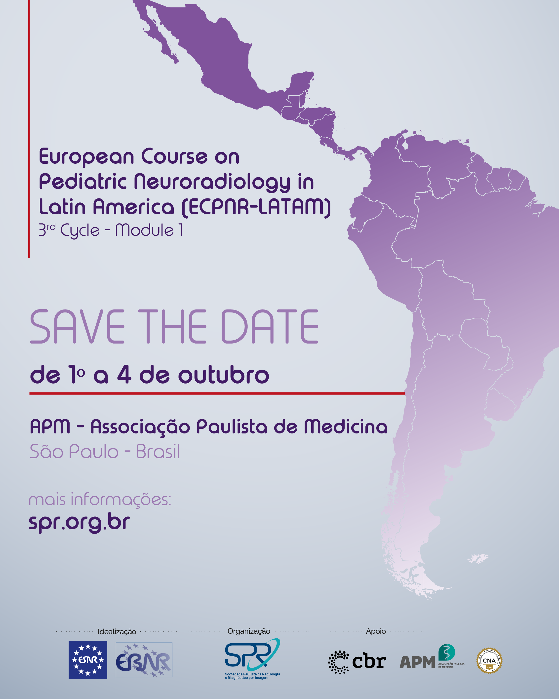 European Course on Pediatric Neuroradiology in Latin America (ECPNR-Latam)